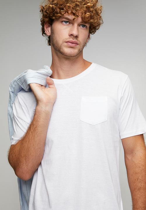 Brave Soul - Crew Neck T-Shirt - Optic White 
