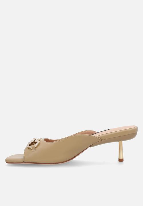 Nine West - Barr Mule Heel - Neutral