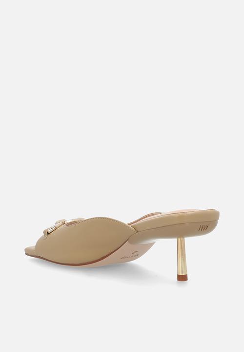 Nine West - Barr Mule Heel - Neutral