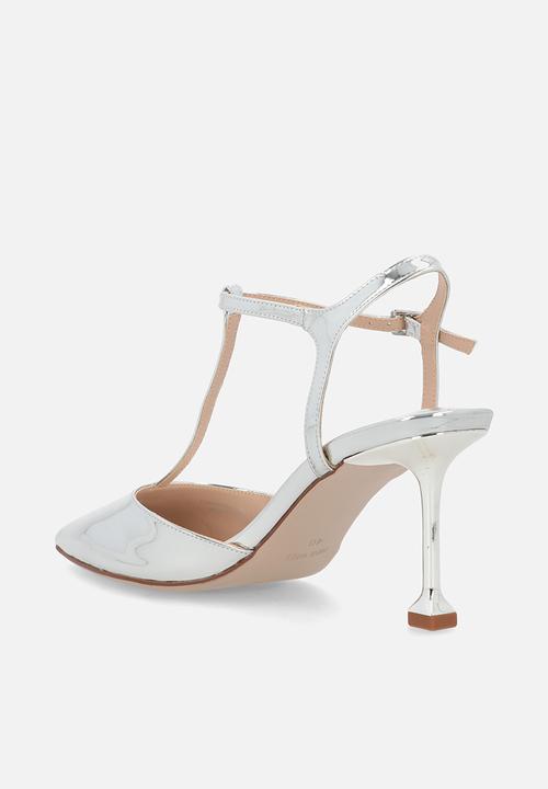 Nine West - Esperance ankle strap heel - silver