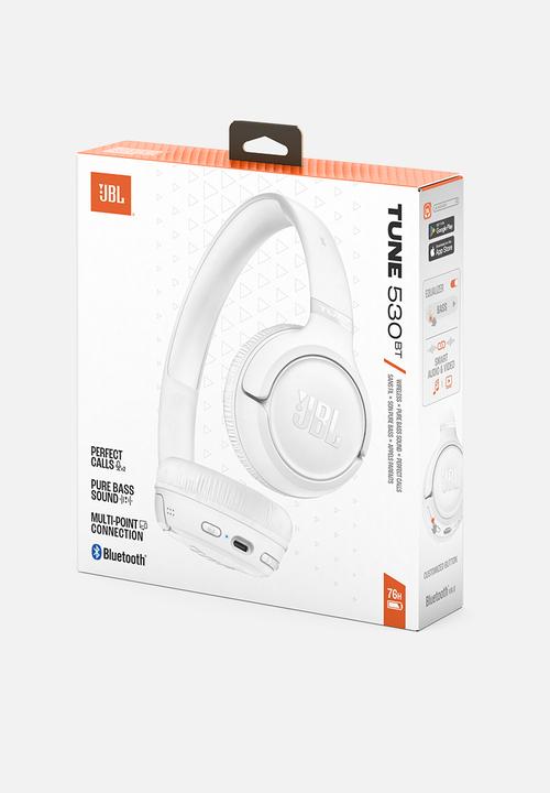 JBL - JBL Tune 530 BT On Ear Headphone - White