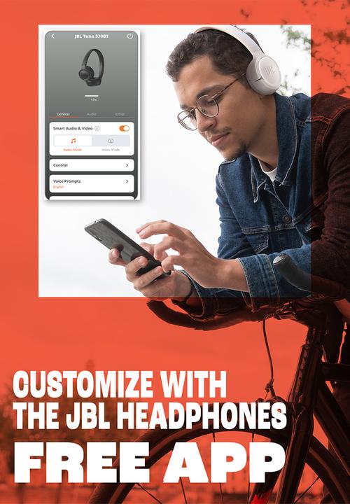 JBL - JBL Tune 530 BT On Ear Headphone - White