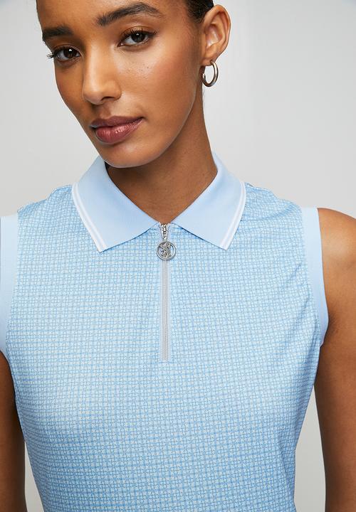 Pringle of Scotland - Pringle amy sleeveless golf dress - blue