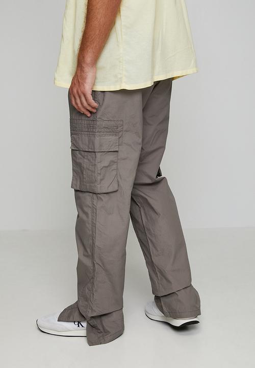 Brave Soul - Cotton Poplin Cargo Pant - Taupe