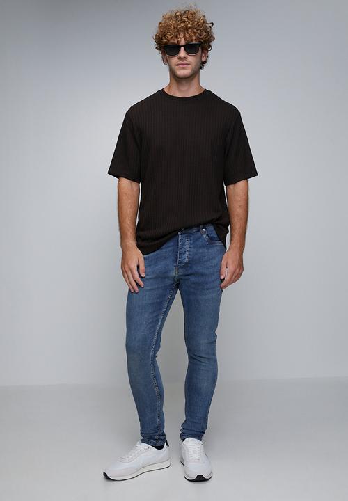 Brave Soul - Denim Skinny Fit Jean - Light Blue Reg Length