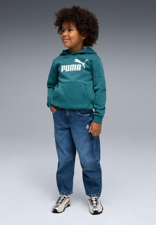 PUMA - Ess No. 1 Logo Hoodie Fl Ps - Emerald Ice