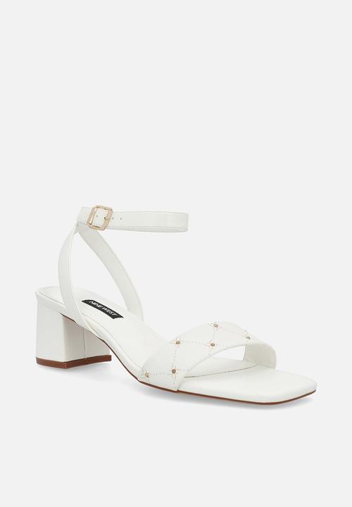 Nine West - Manl Ankle Strap heel - White