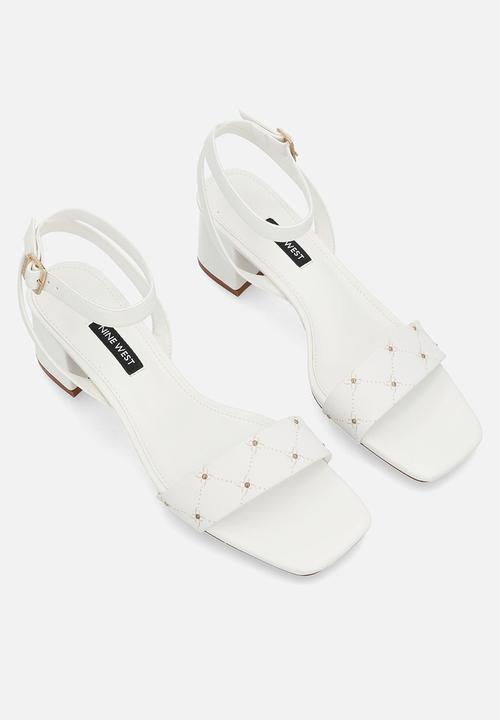 Nine West - Manl Ankle Strap heel - White