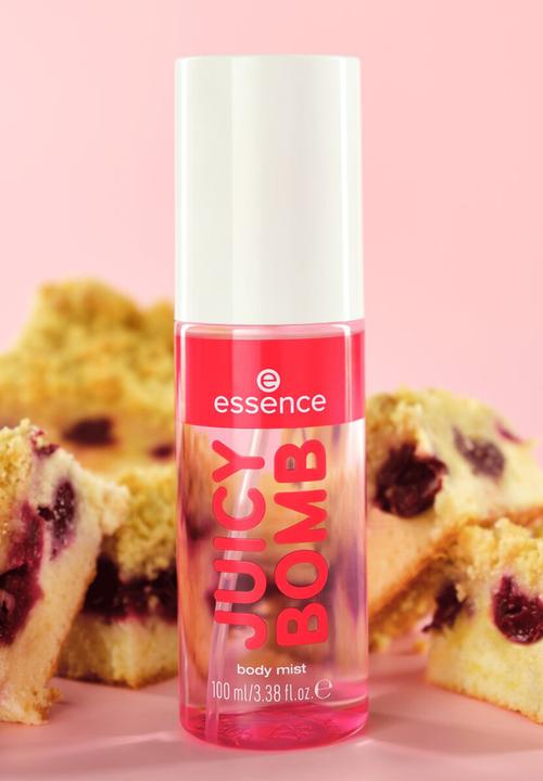 essence - JUICY BOMB Sweet Drop Body Mist - 101 Cherry Crumble