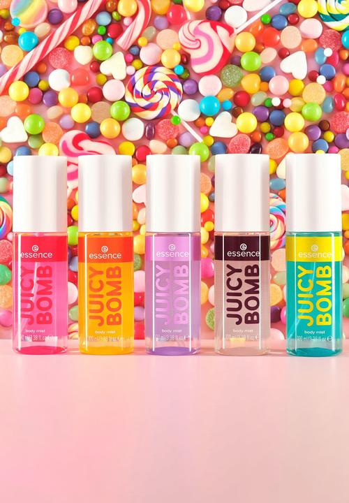 essence - JUICY BOMB Sweet Drop Body Mist - 101 Cherry Crumble
