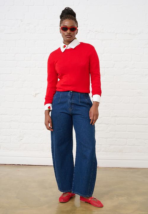Me&B - Luxe Jumper - Cherry Red