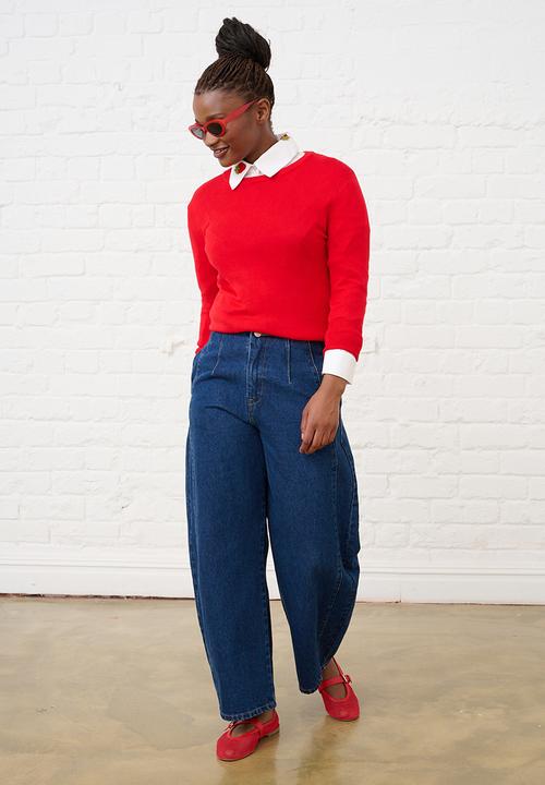 Me&B - Luxe Jumper - Cherry Red