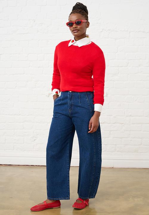 Me&B - Luxe Jumper - Cherry Red