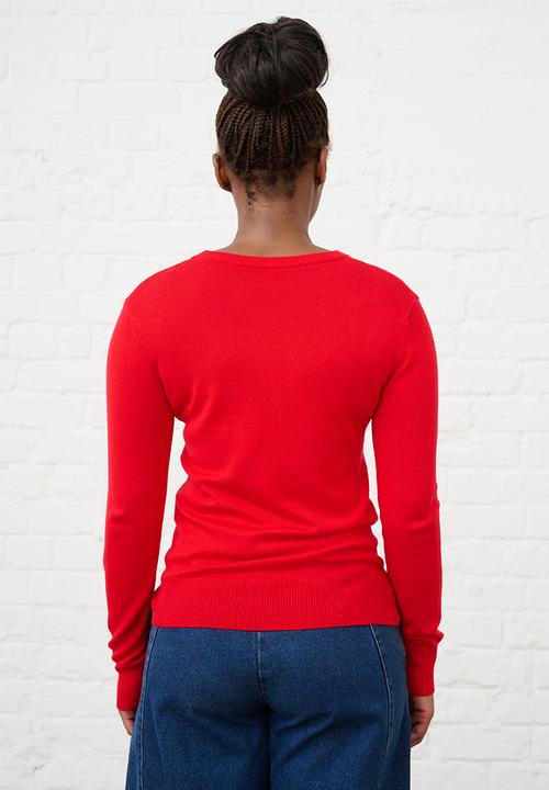 Me&B - Luxe Jumper - Cherry Red