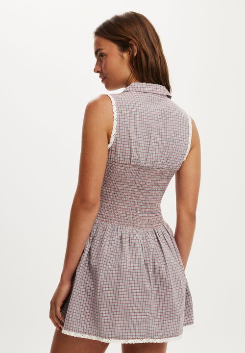 Cotton On - Zoey shirt mini dress - lola check