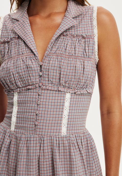 Cotton On - Zoey shirt mini dress - lola check