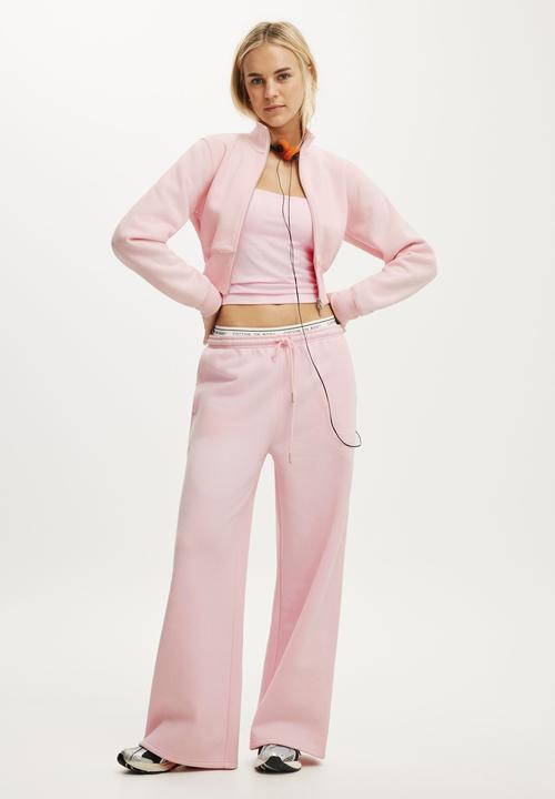 Cotton On - Plush Fitted Zip Through - Cherry Dream