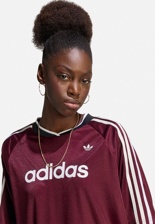 adidas Originals - Lace Ls Jersey - Maroon