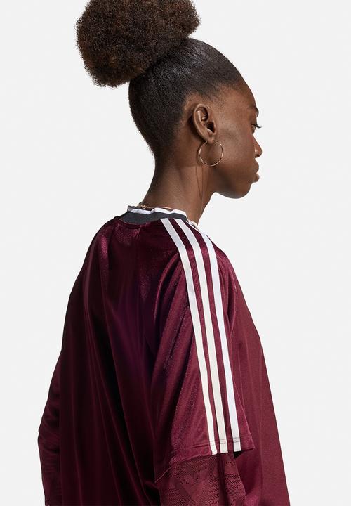 adidas Originals - Lace Ls Jersey - Maroon