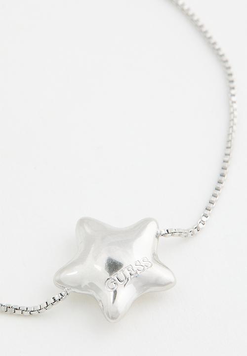 GUESS - Iconique 15mm Modern Star Bracelet - Silver