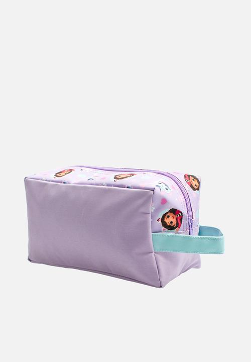 Character Group - Gabby's Dollhouse Toiletry Bag - Lilac & Blue
