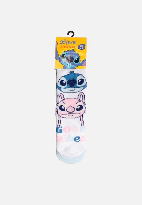 Character Group - Stitch 3 Pack Anklet Socks - Multi