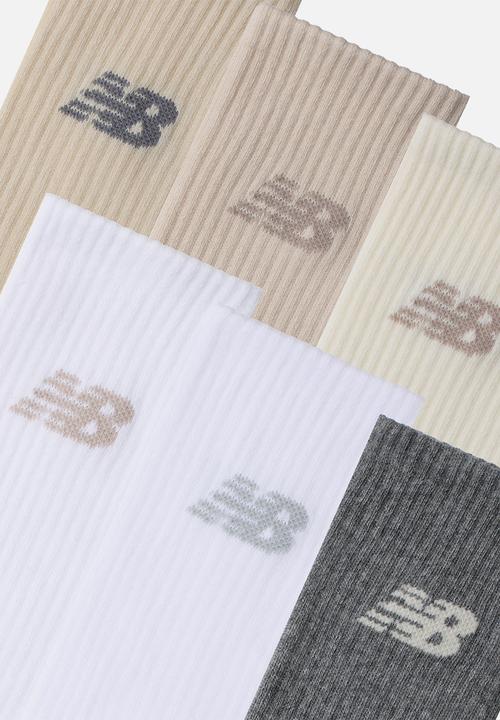 New Balance  - Everyday Crew Sock 6Pk - Assorted