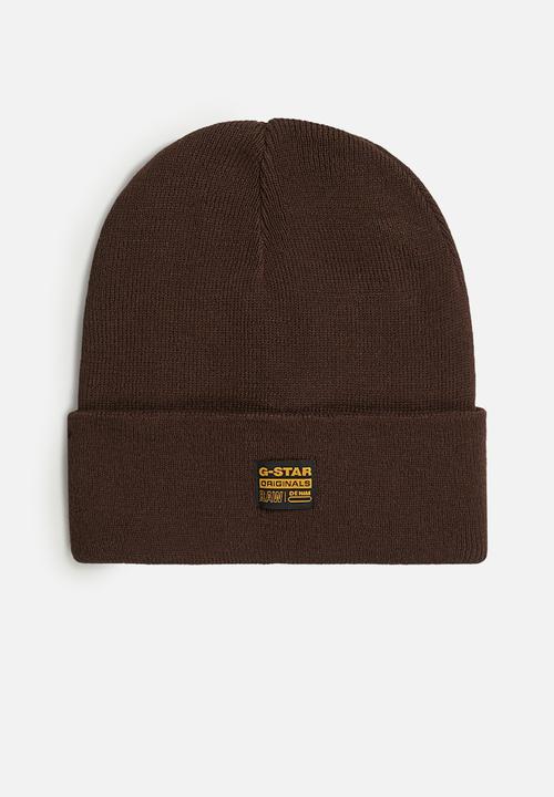 G-STAR - Effo Long Beanie - Chocolate Plum