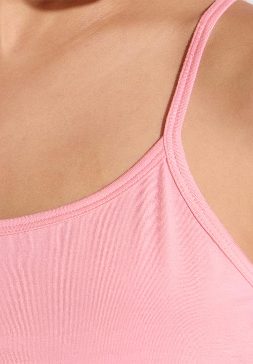 Jockey - Sundower viscose sleep vest - pink
