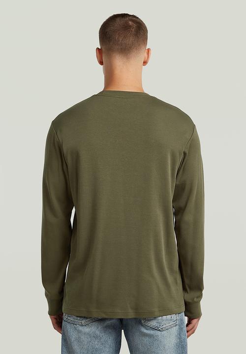 G-STAR - Ams 89 l\s r t - shadow olive