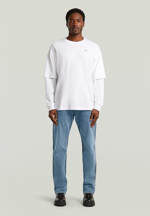 G-STAR - Double Sleeve Loose R T - White