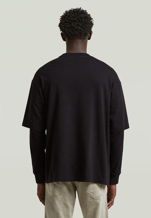G-STAR - Double Sleeve Loose R T - Dk Black