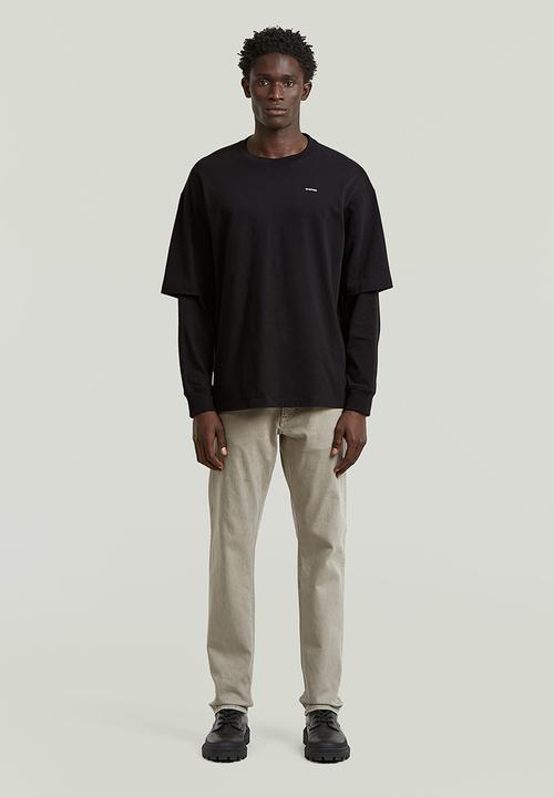 G-STAR - Double Sleeve Loose R T - Dk Black