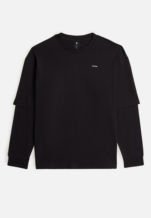 G-STAR - Double Sleeve Loose R T - Dk Black