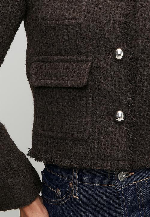 MANGO - Jacket winter - dark brown