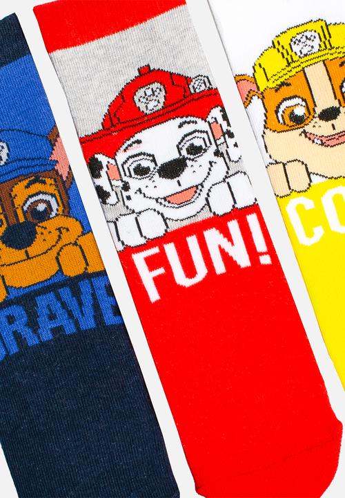 Character Group - Paw Patrol 3 Pack Anklet Socks - Multi