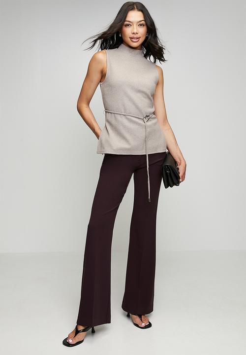 MANGO - Top ancona - medium brown