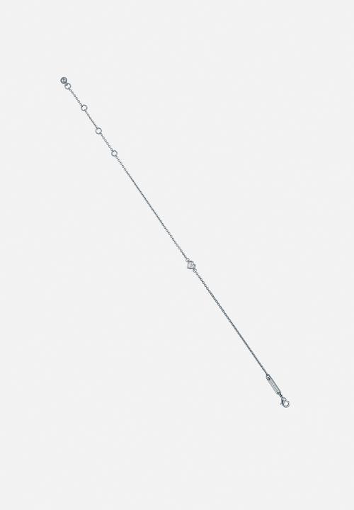 Ted Baker - Halle mini crystal heart bracelet - silver