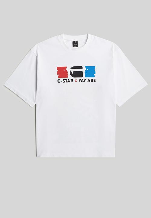 G-STAR - G-Star x Yay Abe boxy r t - White