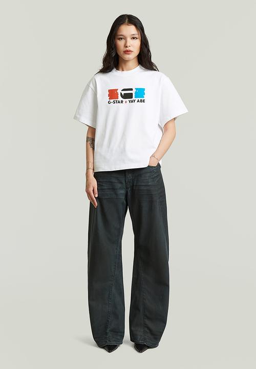 G-STAR - G-Star x Yay Abe Relaxed r t Wmn - White