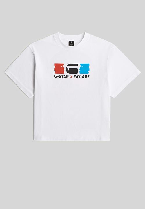 G-STAR - G-Star x Yay Abe Relaxed r t Wmn - White