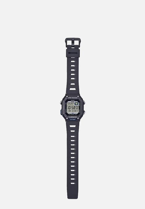Casio - Digital World Time Bluetooth - Black