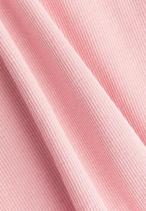 H&M - Long-sleeved jersey top - light pink
