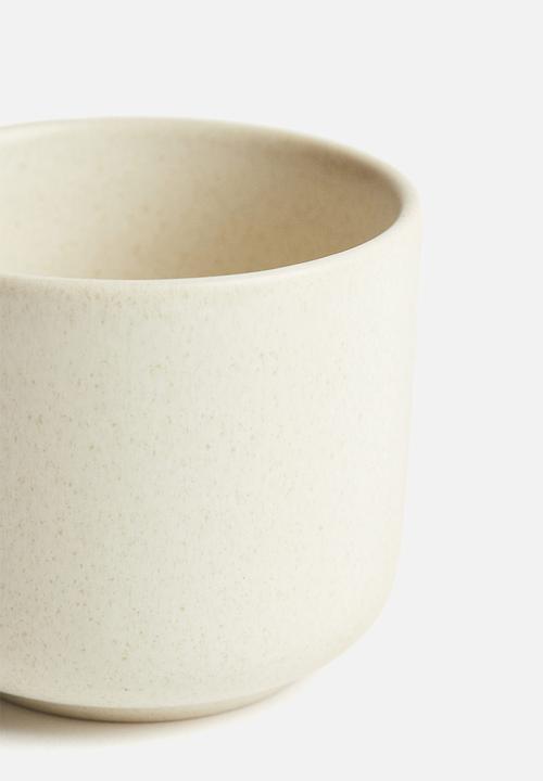 H&M - Reactive-glaze stoneware mug - light beige