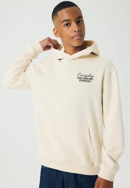 Hoodie - cream everyday - 1238616026