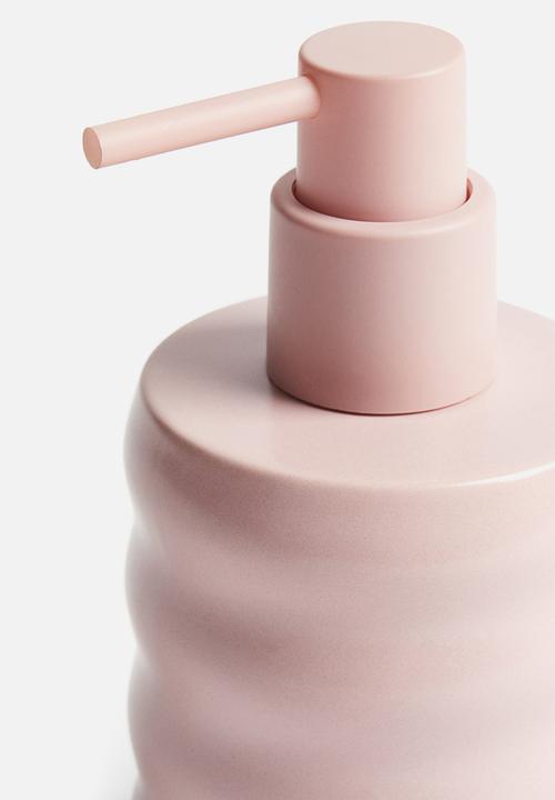 H&M - Stoneware soap dispenser - pink
