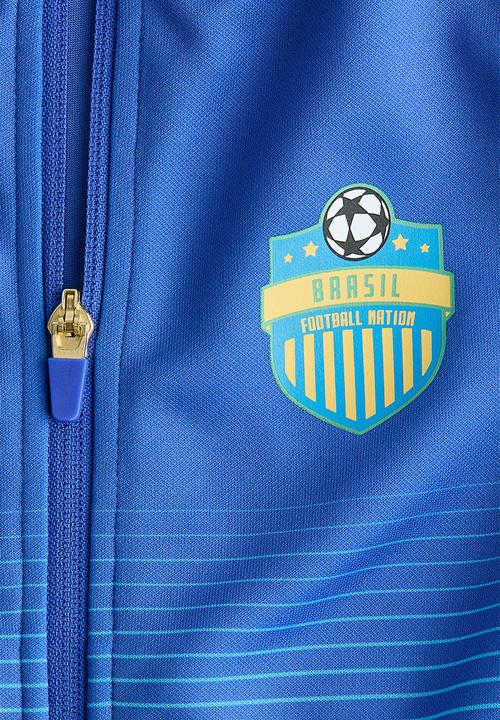 H&M - Football jacket - bright blue brasi