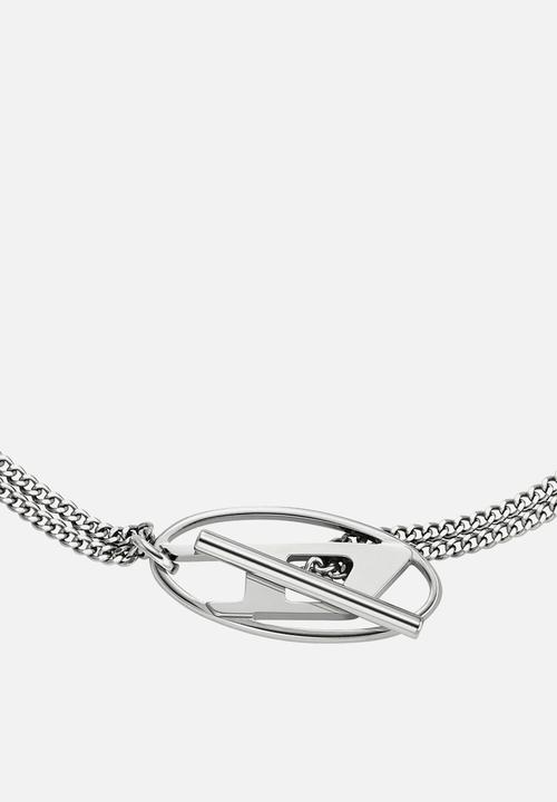 Diesel  - Stainless Steel Chain Necklace DX1534040 - Silver