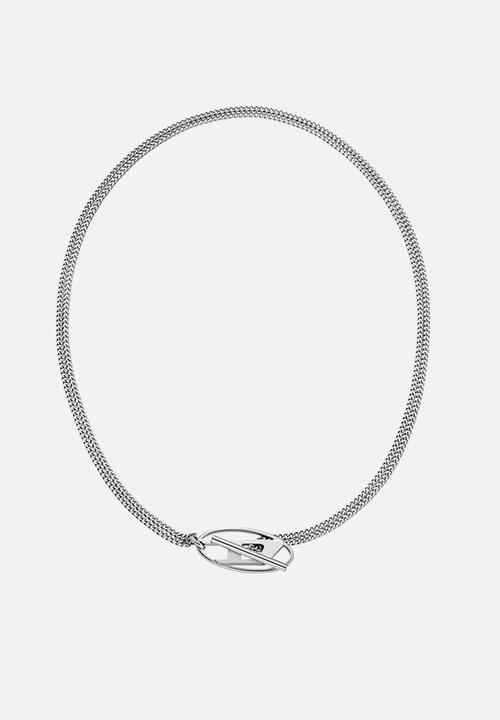 Diesel  - Stainless Steel Chain Necklace DX1534040 - Silver