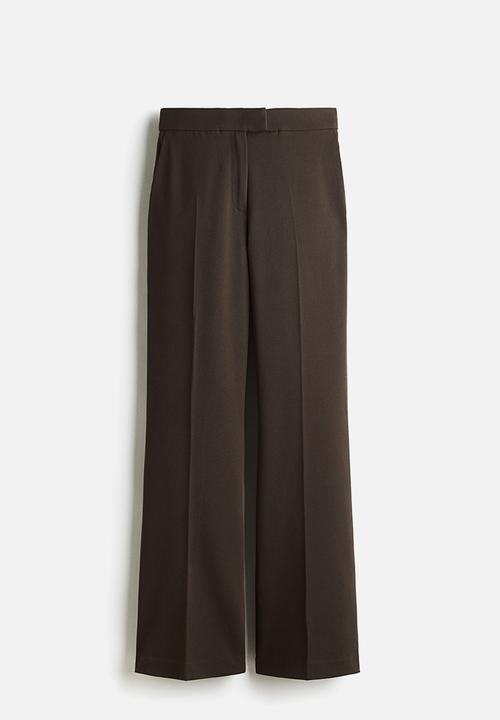 H&M - Bootcut trousers - dark brown